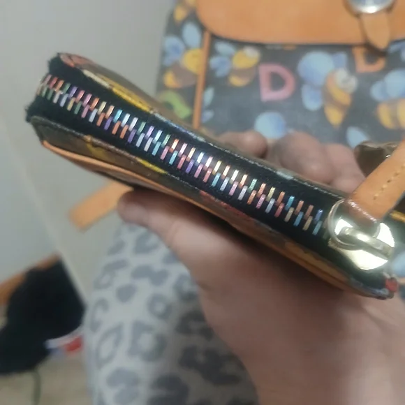 Dooney & Bourke Multicolor Bee Print Backpack